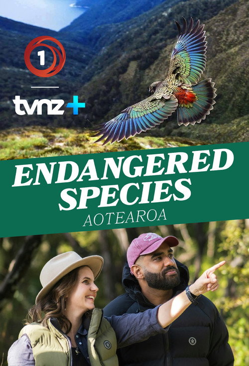 Series poster for Endangered Species Aotearoa (2023)