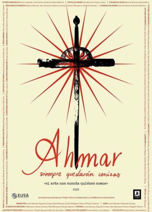 Movie poster for Ahmar, Ashes will always remain (2026)