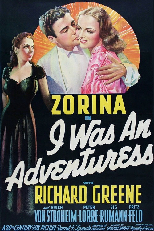 Movie poster for I Was an Adventuress (1940)