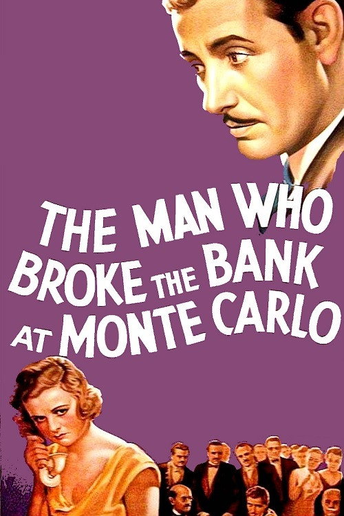 Movie poster for The Man Who Broke the Bank at Monte Carlo (1935)