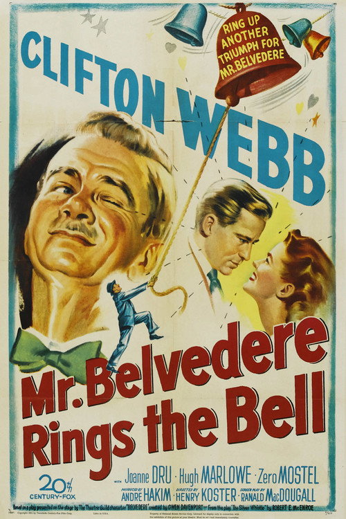 Movie poster for Mr. Belvedere Rings the Bell (1951)