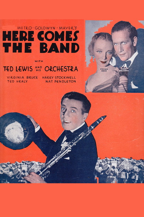 Movie poster for Here Comes the Band (1935)