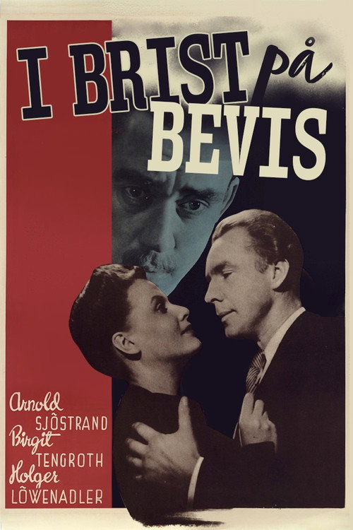 Movie poster for I brist på bevis (1943)