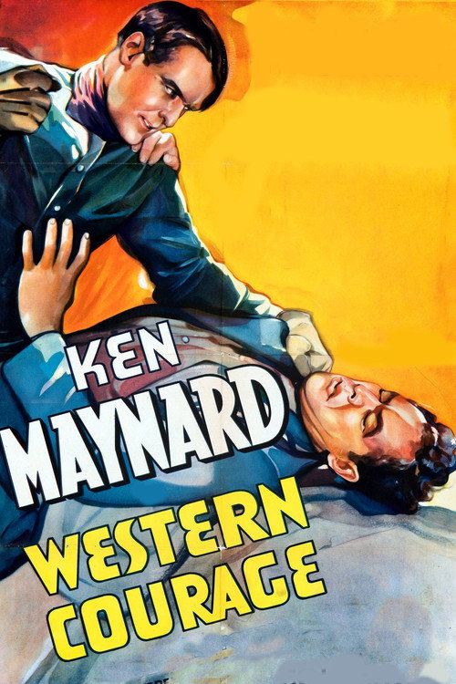 Movie poster for Western Courage (1935)