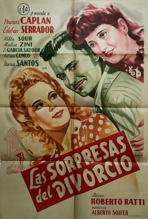Movie poster for Las sorpresas del divorcio (1943)