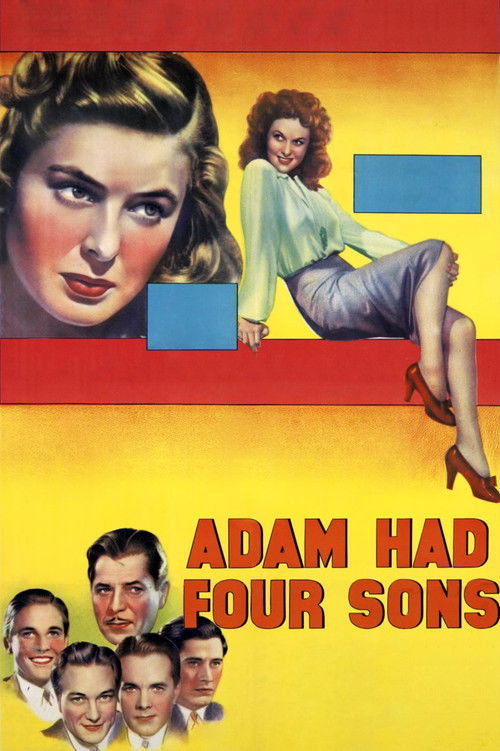 Movie poster for Adam Had Four Sons (1941)