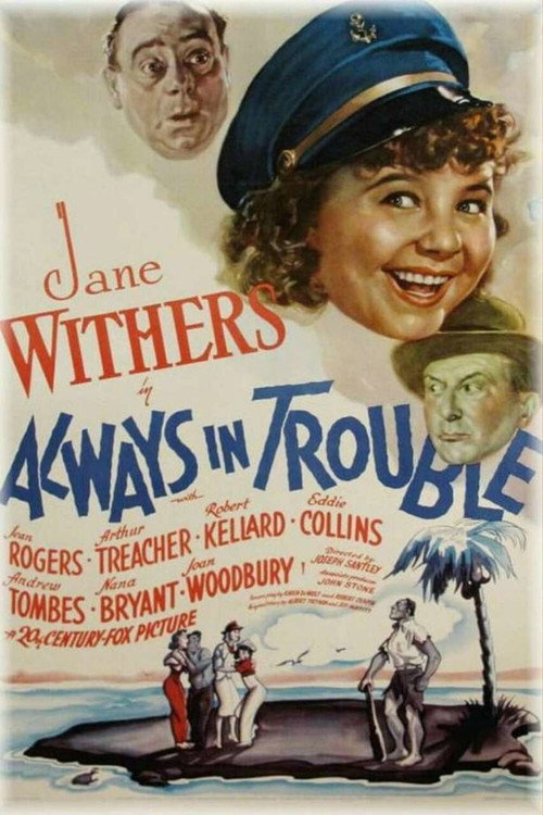 Movie poster for Always in Trouble (1938)