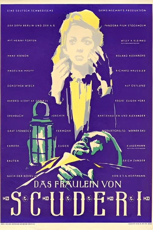 Movie poster for The Lady of Scuderi (1955)