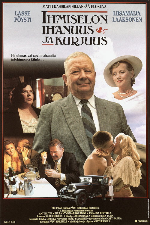 Movie poster for Ihmiselon ihanuus ja kurjuus (1988)