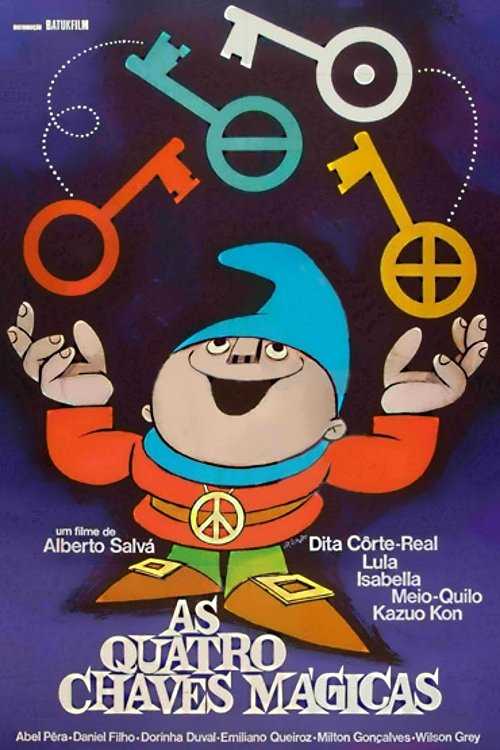 Movie poster for As Quatro Chaves Mágicas (1971)
