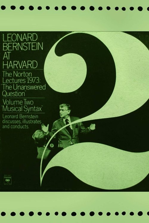 Movie poster for The Unanswered Question II : Musical Syntax (1976)