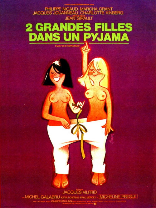 Movie poster for Two Big Girls in Pyjamas (1974)