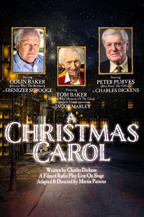 Movie poster for A Christmas Carol - A Filmed Radio Play Live on Stage (2025)