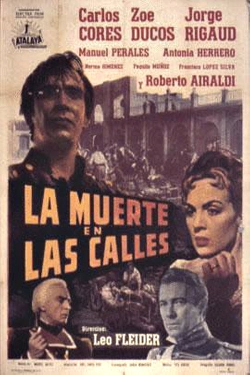 Movie poster for La muerte en las calles (1952)