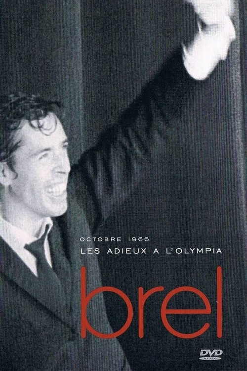 Movie poster for Jacques Brel - Les Adieux à l'Olympia (1966)