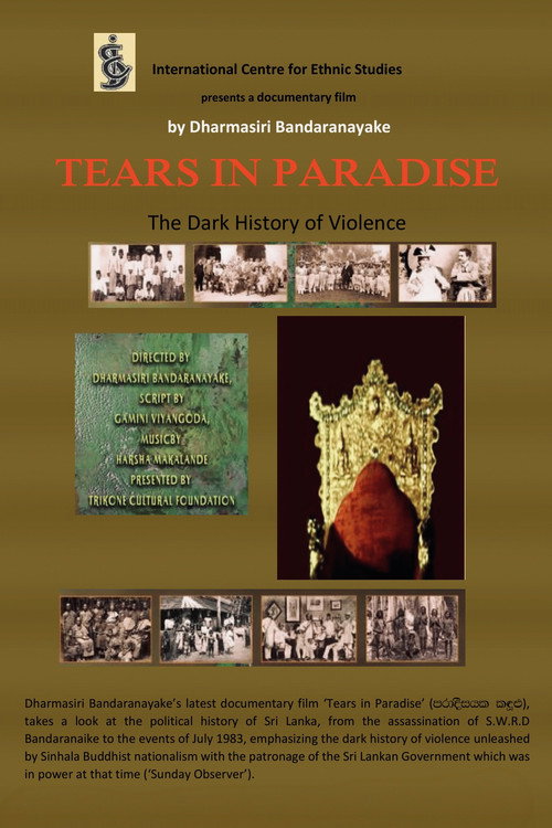 Movie poster for Tears In Paradise (2019)
