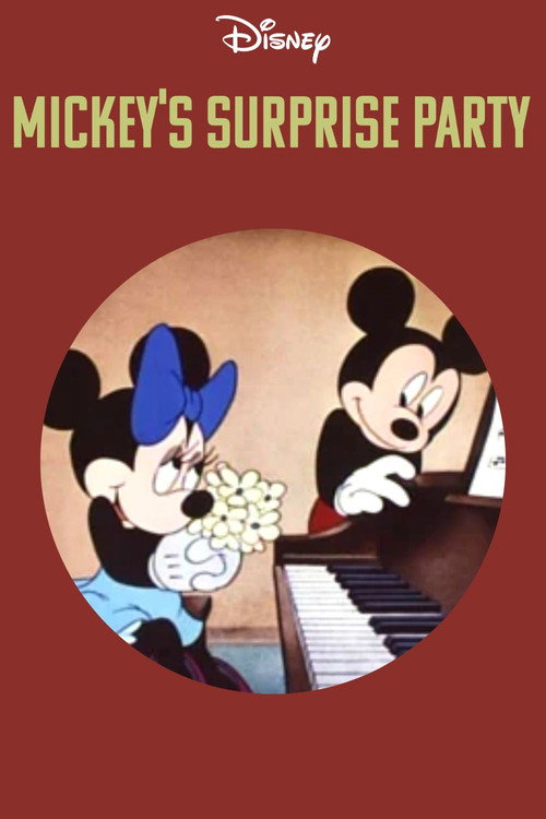 Movie poster for Mickey's Surprise Party (1939)