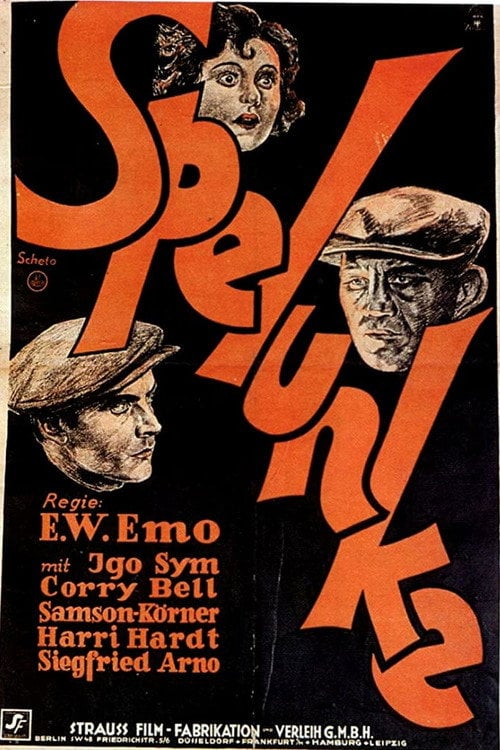 Movie poster for Spelunke (1929)