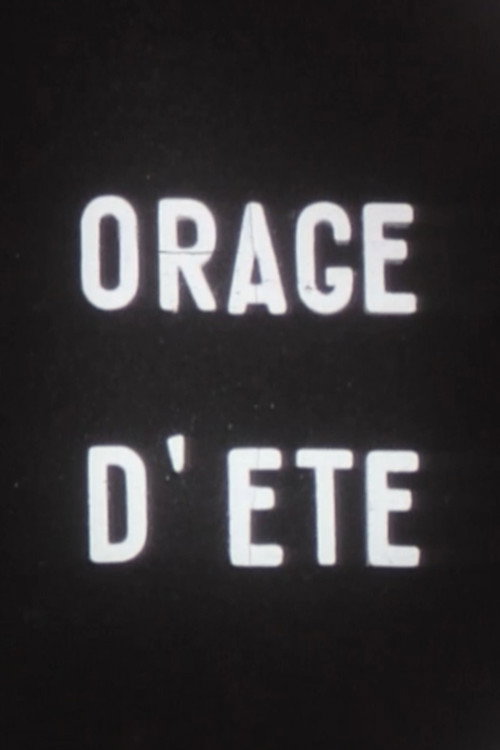Movie poster for Orage d'été (1960)