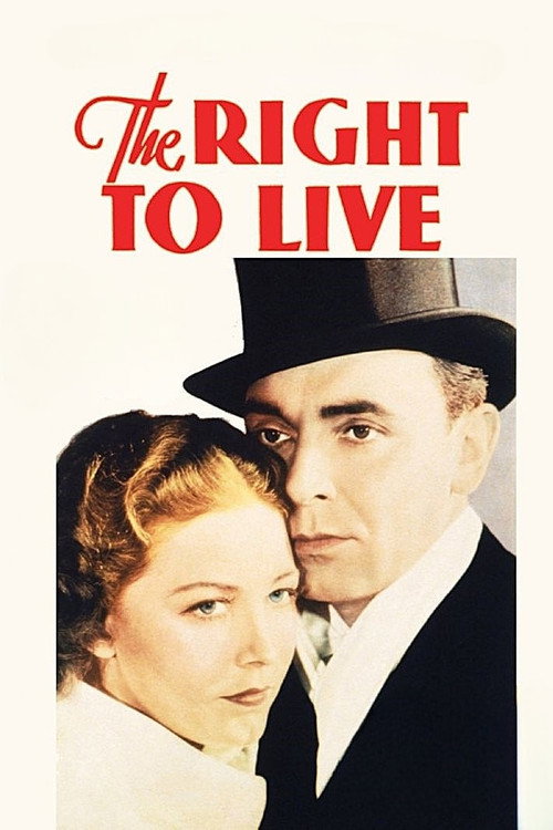 Movie poster for The Right to Live (1927)