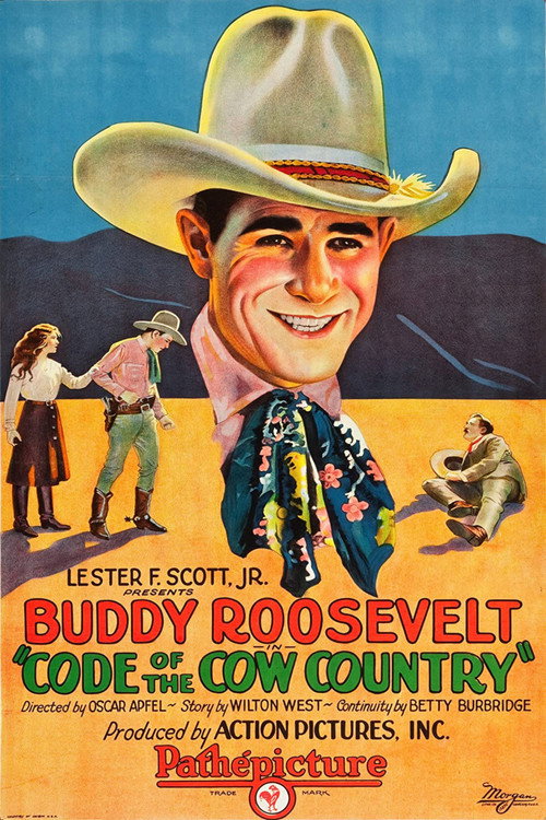 Movie poster for Code of the Cow Country (1927)