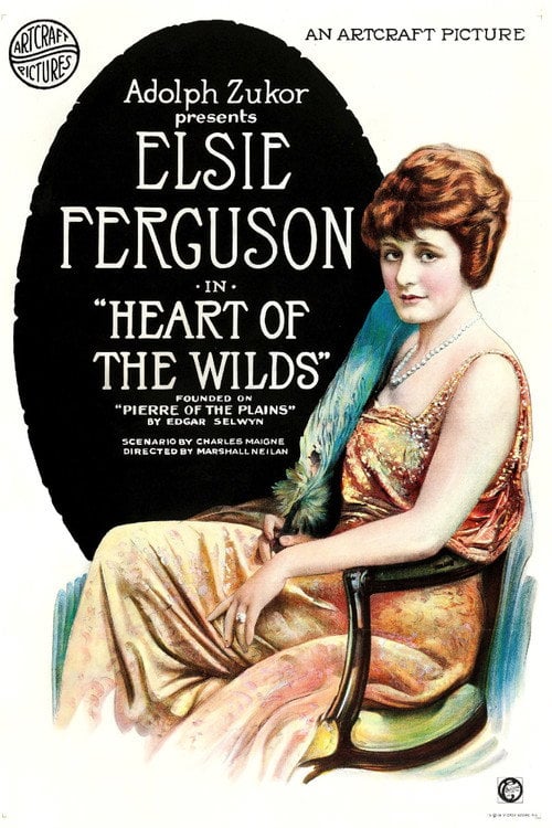 Movie poster for Heart of the Wilds (1918)