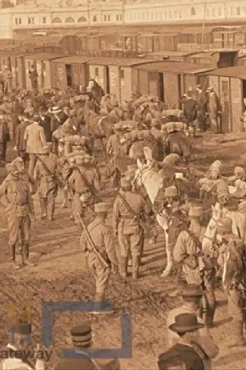 Movie poster for Return of the 4th Cavalry Regiment from the Battlefield (1913)