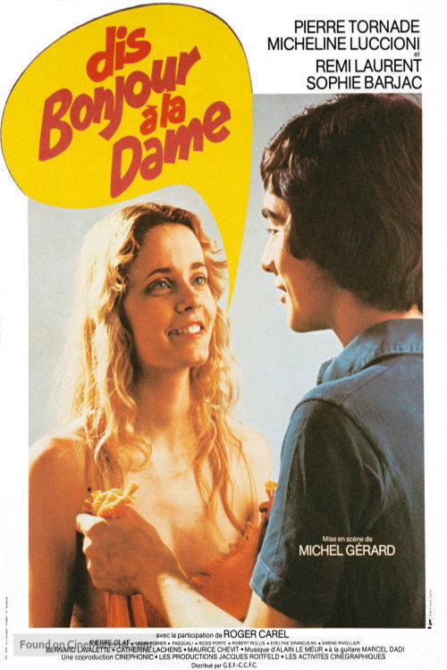 Movie poster for Dis bonjour à la dame !.. (1977)