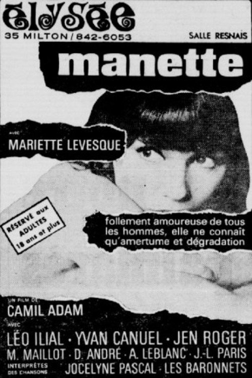 Movie poster for Manette ou les dieux de carton (1967)
