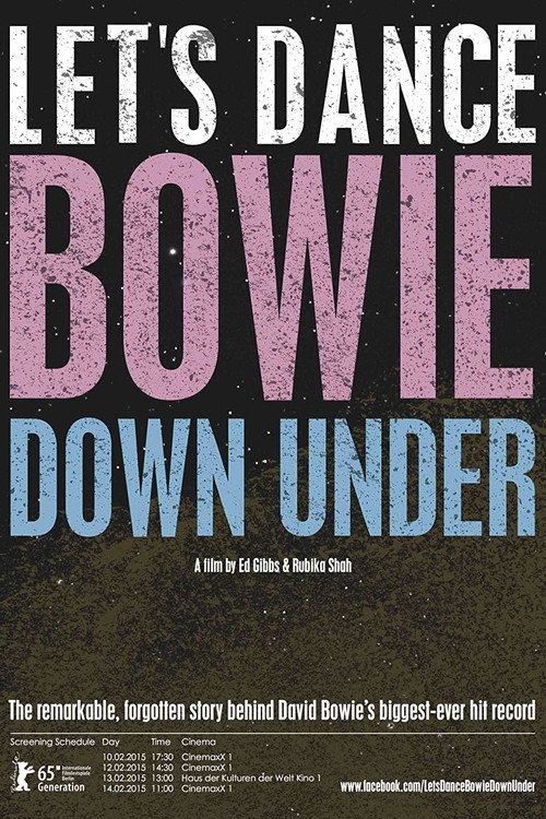 Movie poster for Let's Dance: Bowie Down Under (2015)