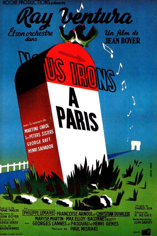Movie poster for We Will All Go to Paris (1950)