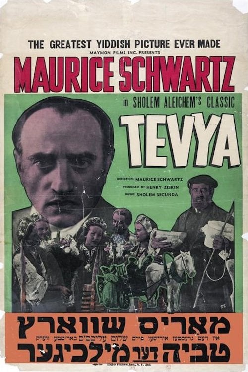Movie poster for Tevye (1939)
