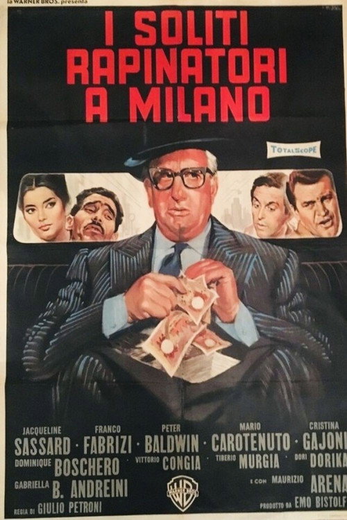 Movie poster for I soliti rapinatori a Milano (1961)
