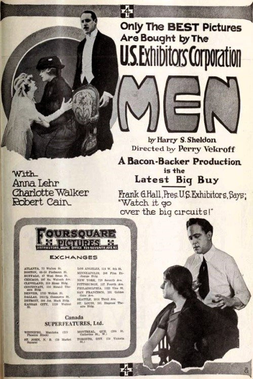 Movie poster for Men (1918)