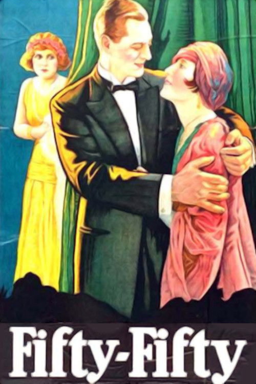 Movie poster for Fifty-Fifty (1925)