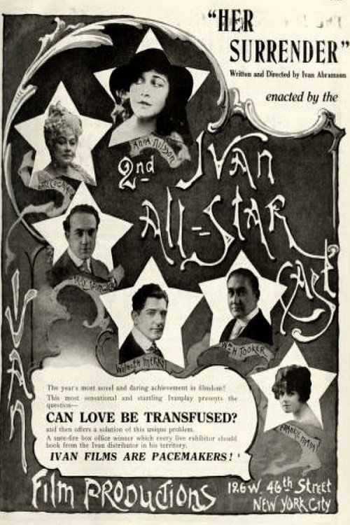 Movie poster for Her Surrender (1916)
