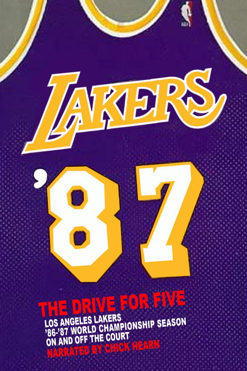 Movie poster for Los Angeles Lakers: '87 The Drive For Five (1987)