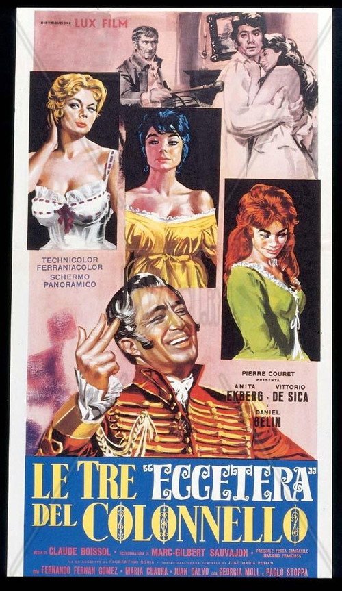 Movie poster for Three Etc.'s and the Colonel (1960)