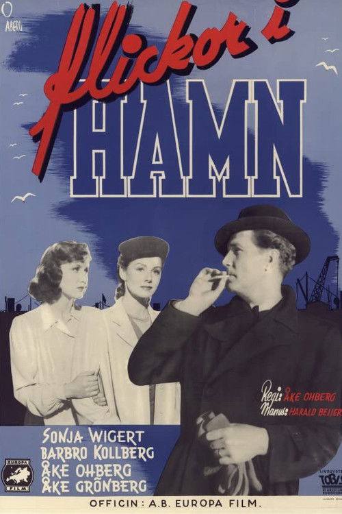 Movie poster for Flickor i hamn (1945)