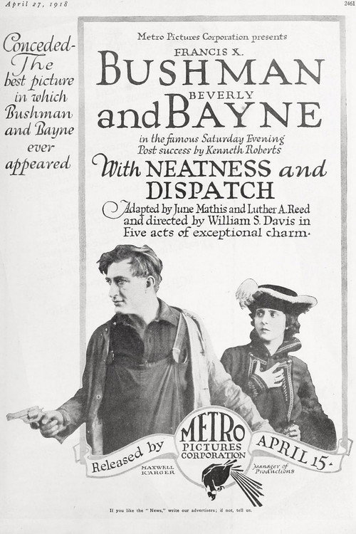 Movie poster for With Neatness and Dispatch (1918)