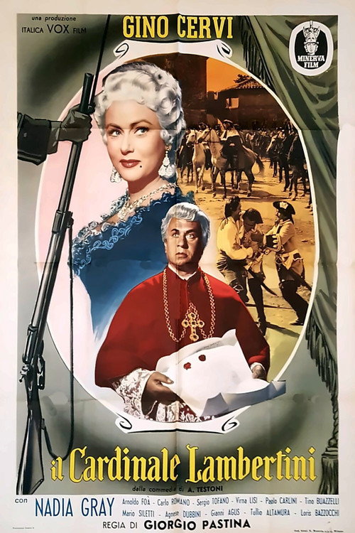 Movie poster for Il cardinale Lambertini (1954)