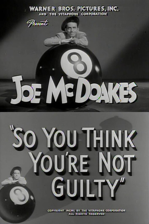 Movie poster for So You Think You're Not Guilty (1950)