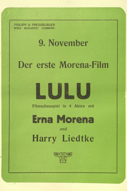 Movie poster for Lulu (1917)