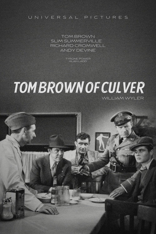 Movie poster for Tom Brown of Culver (1932)