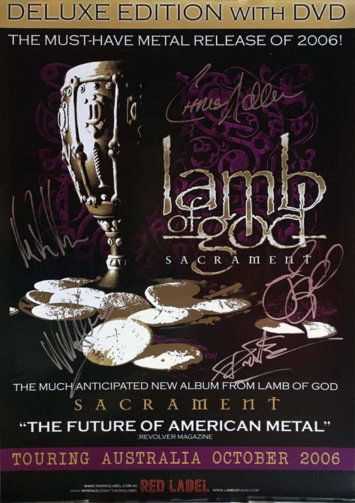 Movie poster for Lamb of God: The Making of Sacrament (2006)