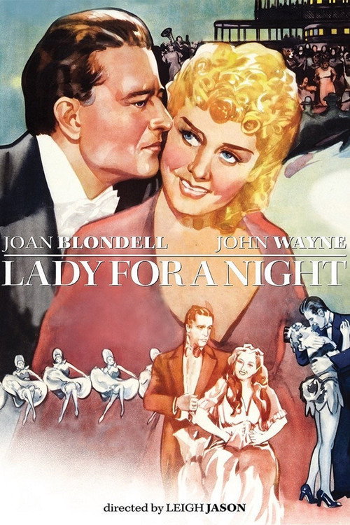 Movie poster for Lady for a Night (1942)