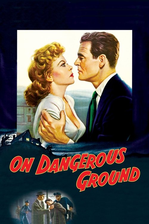 Movie poster for On Dangerous Ground (1951)