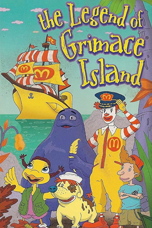 Movie poster for The Wacky Adventures of Ronald McDonald: The Legend of Grimace Island (1999)