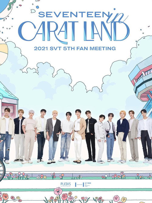 Movie poster for SEVENTEEN in CARAT LAND (2021)