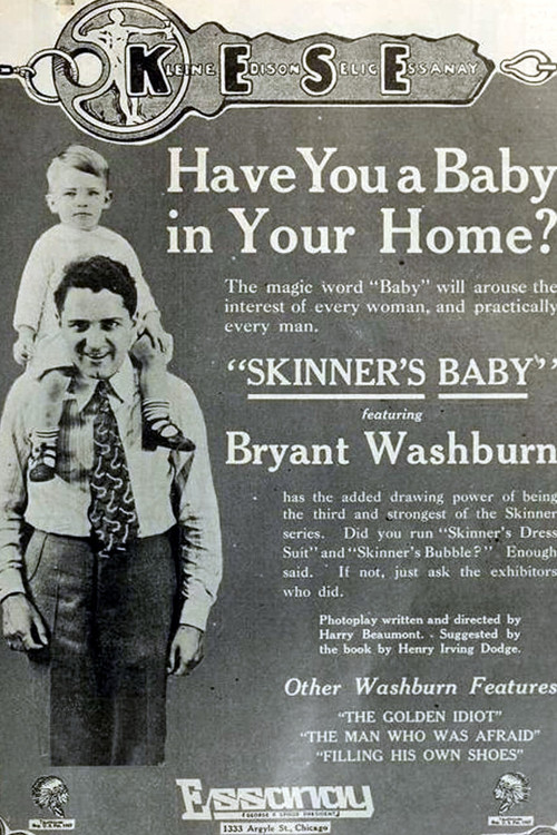 Movie poster for Skinner's Baby (1917)